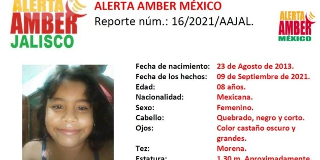 Fiscal&iacute;a de Jalisco investiga desaparici&oacute;n de ni&ntilde;a en Tlajomulco