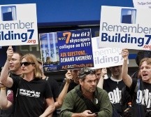 Una protesta del Movimiento de la Verdad del 11 de septiembre. GETTY IMAGES