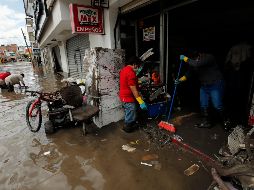 Al menos hay 31 mil personas afectadas por la inundaciones registradas esta semana en el céntrico estado de Hidalgo. EFE / J. Méndez