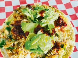 Tostadas de jaiba. ESPECIAL