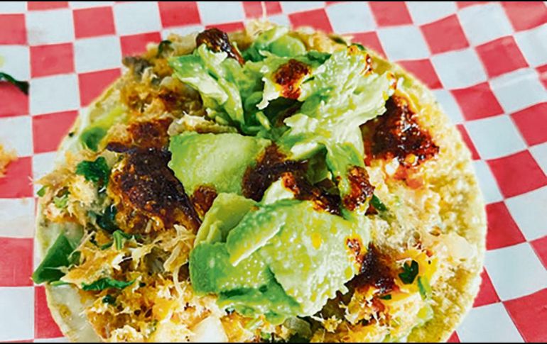 Tostadas de jaiba. ESPECIAL