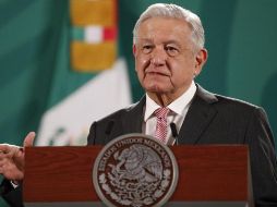 AMLO destacó que la fuerza de la naturaleza también tiene su lado positivo. EFE/J. Méndez