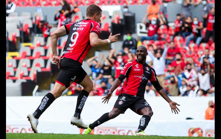 VUELVEN A GANAR. Con goles de Julián Quiñones y Julio Furch, el Atlas volvió a sumar de a 3. IMAGO7
