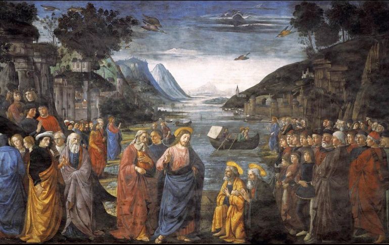 Entonces él les preguntó: “Y ustedes ¿quién dicen que soy yo?” Pedro le respondió: “Tú eres el Mesías”. WIKIMEDIA/«La comisión de los doce apóstoles», de Domenico Ghirlandaio
