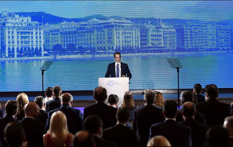 Mitsotakis también anunció una iniciativa para fomentar el empleo juvenil. AFP/S. Mitrolidis