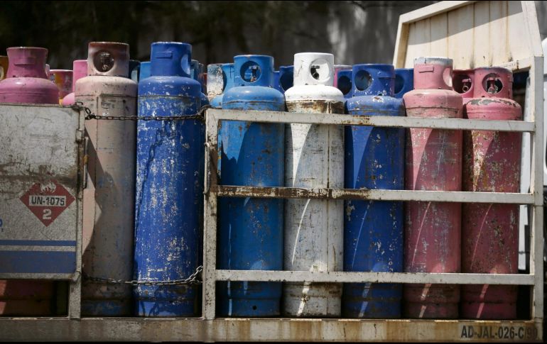 Los habitantes del Valle de México pagarán 456.2 pesos por cada cilindro de 20 kilogramos y 684.3 pesos por uno de 30 kilogramos. EL INFORMADOR/Archivo