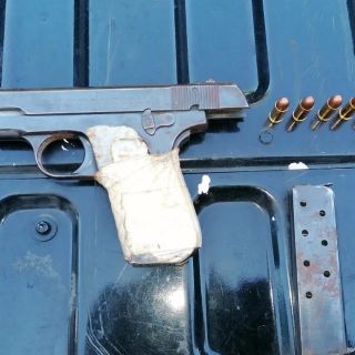 Detienen a uno con pistola tras reporte ciudadano