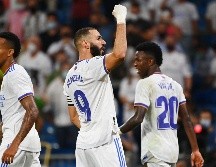 INTRATABLE. Karim Benzema brilló con un Hat-Trick. AFP/G. BOUYS