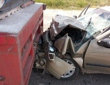 El conductor del vehículo quedó prensado entre los fierros a consecuencia del choque. CORTESÍA/PROTECCIÓN CIVIL TLAJOMULCO
