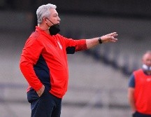 INSATISFECHO. Vucetich reconoció que se siente inconforme por haber empatado en un partido en donde tuvieron cuando menos dos oportunidades para irse al frente en el marcador. IMAGO7