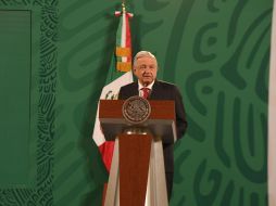 AMLO cuestiona que sí estaba mal el procedimiento porque no se repuso para evitar que se pagara esa suma millonaria. SUN / A. Martínez