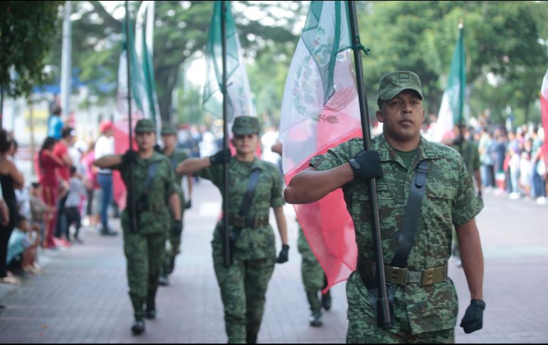 El desfile cívico militar del 16 de Septiembre será suspendido. EL INFORMADOR / ARCHIVO