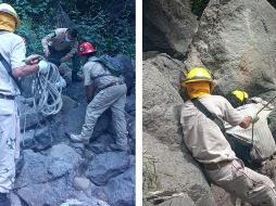 El sujeto es ascendido a bordo de sus vehículos y entregado a personal de Cruz Verde para su valoración, pues tenía cuatro días extraviado. ESPECIAL