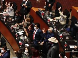 La minuta con proyecto de decreto fue devuelta a San Lázaro tras obtener 106 votos a favor. SUN/B. Fregoso