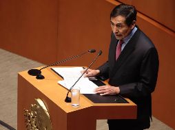 El secretario de Hacienda compareció ante la Cámara de Senadores. SUN/B. Fregoso