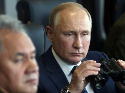 Putin recibió dos dosis de la vacuna contra el coronavirus desarrollada en el país, Sputnik V, la segunda de ellas en abril. AFP / S. Savostyanov