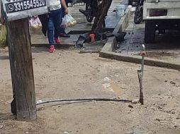 La recolección de basura se va a normalizar en Santa Margarita parcialmente conforme haya acceso a algunas calles. ESPECIAL