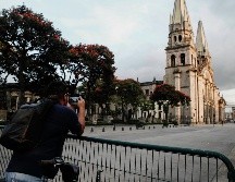 Por segundo año consecutivo, la Plaza de Armas estuvo vacía durante la ceremonia del Grito de Independencia. EL INFORMADOR/ G. Gallo