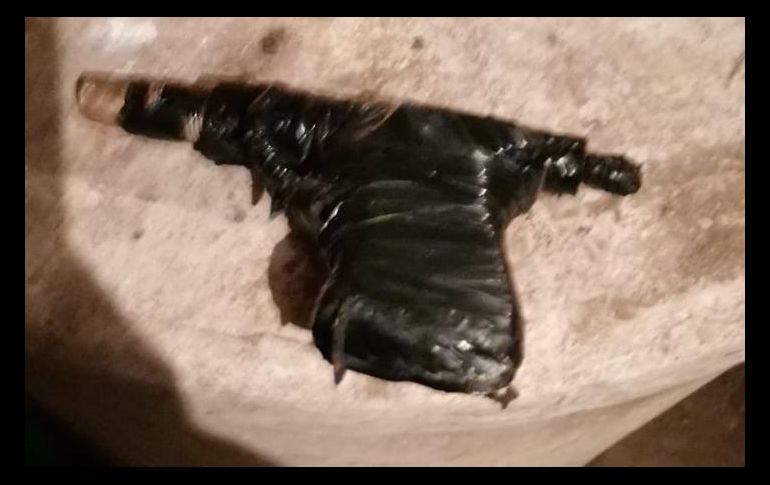 En la revisión de rutina, al sujeto le encontraron un arma de fuego 