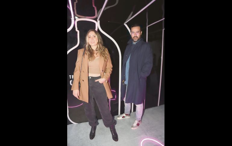 Christiane Sandoval y Óscar Barrera