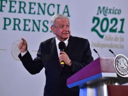AMLO pidió a los mexicanos que participen en el simulacro que se llevará a cabo el próximo domingo. SUN / H. García