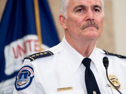 Tom Magner, jefe de la policía del Capitolio. AFP/S. Loeb