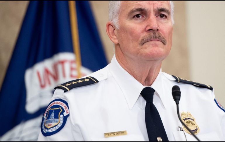Tom Magner, jefe de la policía del Capitolio. AFP/S. Loeb