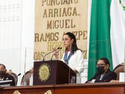 Claudia Sheinbaum presentó ante la Asamblea Legislativa su tercer informe. SUN/C. Mejía