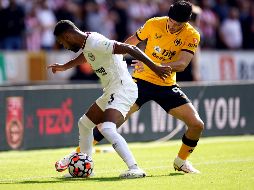 Jiménez se encontró con un Brentford que liquidó el partido en la primera parte. AP / D. Davies