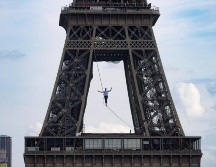 Nathan Paulin realizó la proeza con motivo de las anuales jornadas del patrimonio. EFE/I. Langsdon