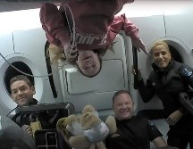 Orbitando a unos 28 mil km/h, los cuatro novatos dieron la vuelta al mundo más de 15 veces al día. EFE/Inspiration4