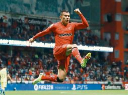 BRAIAN SAMUDIO. El jugador paraguayo hizo el segundo gol para que los Diablos Rojos derrotaran a las Águilas. IMAGO7