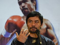 Pacquiao, idolatrado por millones de filipinos, creó polémica en el pasado por decir que se opone a los matrimonios homosexuales por ser un pecado contra Dios y por apoyar la pena de muerte, no reconocida en Filipinas. AFP / ARCHIVO