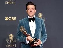 Jason Sudeikis, quien es el líder del proyecto “Ted Lasso”, ganó como mejor actor de comedia. AFP/R. FURY