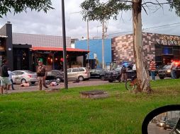 Ayer domingo un artefacto explosivo detonó en un restaurante en Salamanca. EFE /