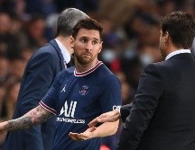 Su sustitución por Achraf Hakimi el domingo desencadenó cierta polémica, ya que Messi no suele ser reemplazado en el curso de los partidos. AFP / F. Fife