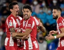 DE INFARTO. Al minuto 90, Luis Suárez marcó su doblete y se hicieron con los 3 puntos. AFP/J. SORIANO