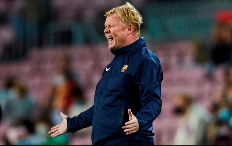 Sin sorpresa. El técnico holandés sabe de la presión y rumores que lo señalan fuera del Barcelona. EFE