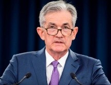 El presidente de la Fed, Jerome Powell, ofrece una conferencia de prensa. EFE/J. Lo Scalzo