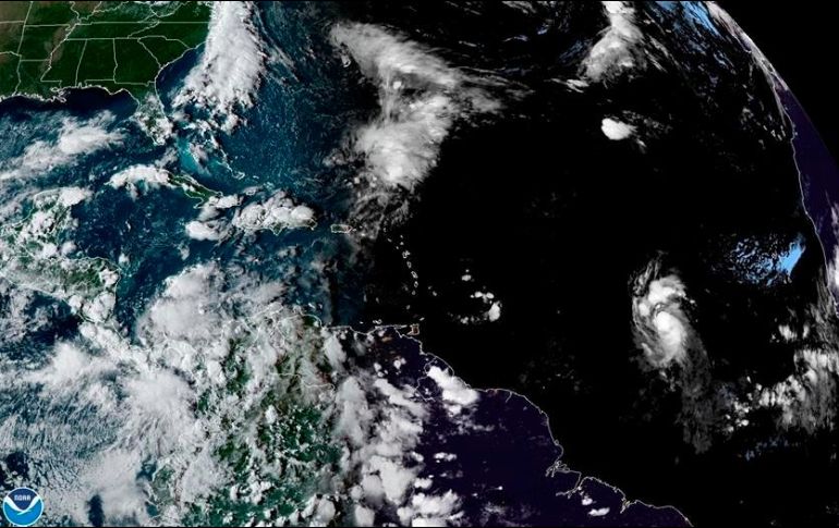No se han emitido alertas o advertencias a causa de este ciclón. EFE/NOAA-NHC