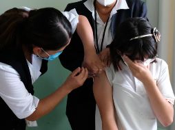 El Gobierno calcula vacunar hasta un millón 500 mil niños y adolescentes. XINHUA/J. Alvarado