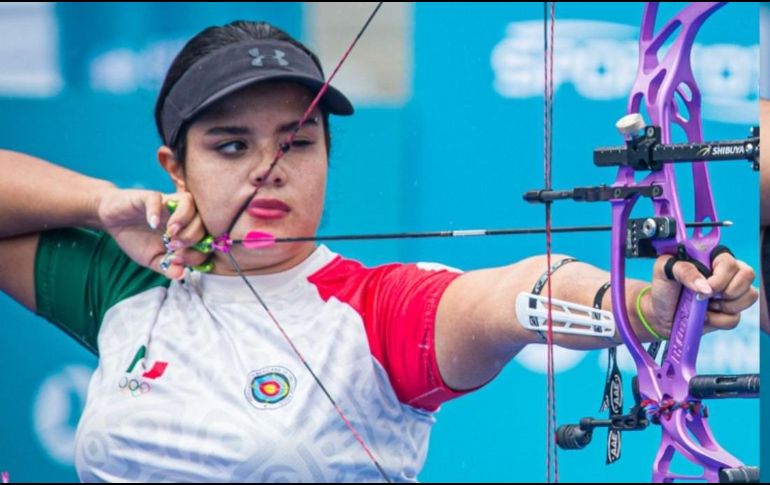 CARDIACO. La mexicana superó en flecha de desempate a la competidora de Eslovenia Toja Ellison. TWITTER/@COM_Mexico