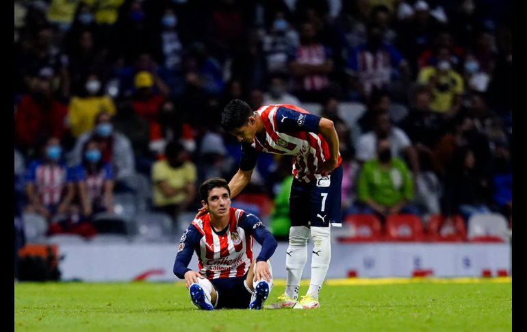 SE LO PERDIÓ. En los inicios del juego, Isaac Brizuela salió por una lesión muscular. IMAGO7