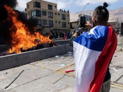 Chile. Manifestación de chilenos contra migrantes. El Informador