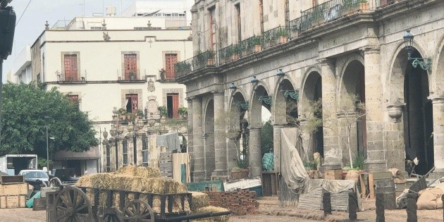 What are you filming in the center of Guadalajara?