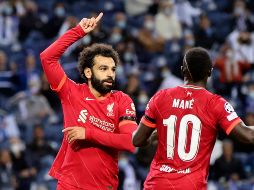 NO PARAN. Salah y Mane encabezaron la victoria de los Reds. AP/L. VIEIRA