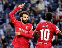 NO PARAN. Salah y Mane encabezaron la victoria de los Reds. AP/L. VIEIRA