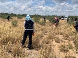 Labores de búsqueda de desaparecidos esta semana en el estado de Tamaulipas.TWITTER @Busqueda_MX