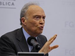 Gertz Manero viajó a Washington para la reunión con el fiscal de Estados Unidos. NTX/ARCHIVO