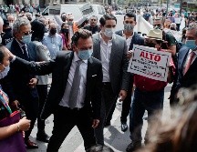 Pablo Lemus afirmó que ya ha tenido diálogo con el presidente de la Federación de Estudiantes Universitarios (FEU), Javier Armenta. EL INFORMADOR/G. GALLO